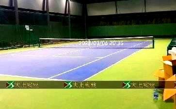 坂田室内运营网球场亚美案例